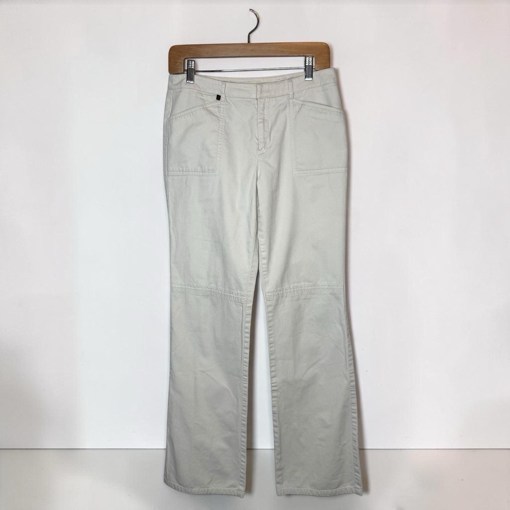 Vintage Ralph Lauren Women's Utility Workwear Boot Cut Pants y2k Cotton size 6